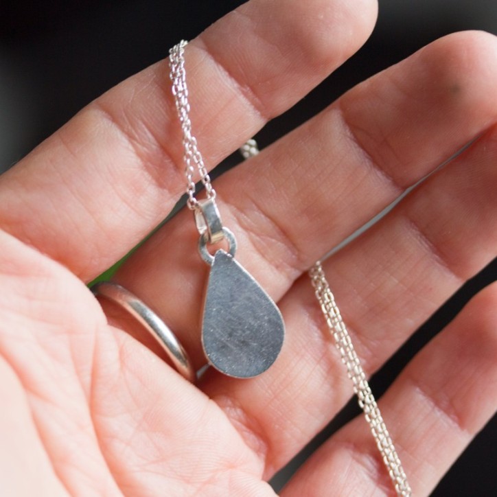 Thuja - nature inspired necklace with a Thuja leaf