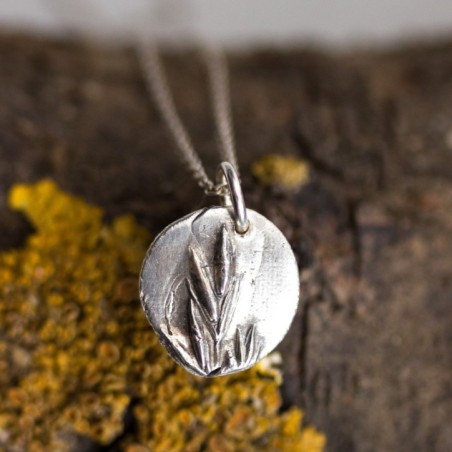 Spikelet - nature inspired necklace with a spikelet texture