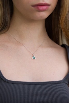 Green Tourmaline necklace