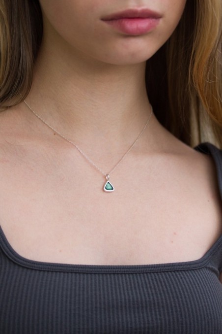 Green Tourmaline necklace