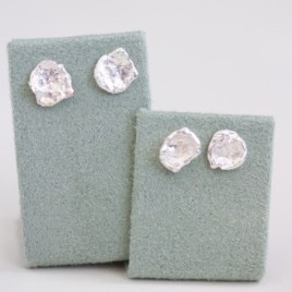 Water splash - stud earrings in sterling silver