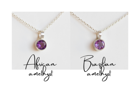 Amethyst necklace - basics for February