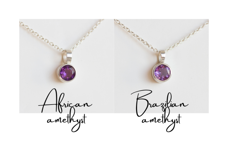 Amethyst necklace - basics for February