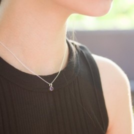Amethyst necklace - basics for February