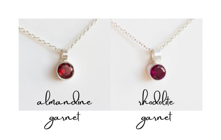 Garnet necklace - basics for January