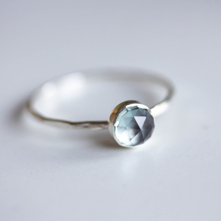 Alexandrite ring - skinny stackable for June Alexandrite ring - skinny stackable for June