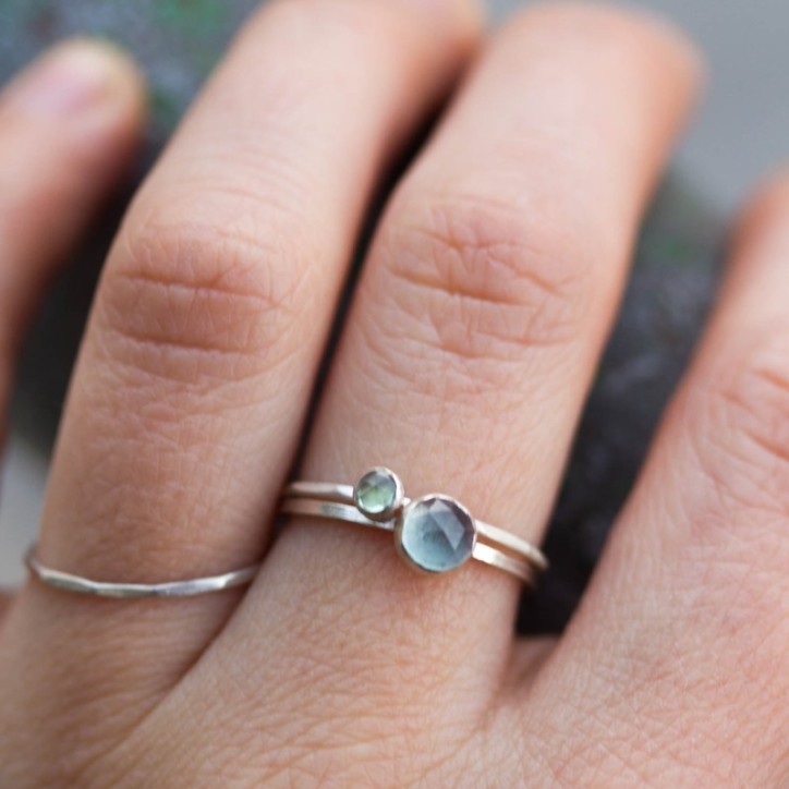 Alexandrite ring - skinny stackable for June Alexandrite ring - skinny stackable for June