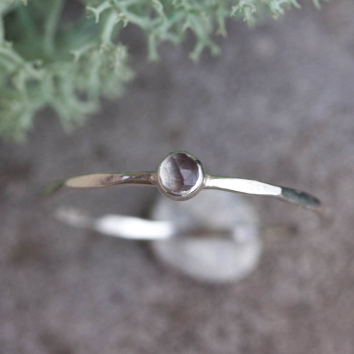 Alexandrite ring - skinny stackable for June Alexandrite ring - skinny stackable for June
