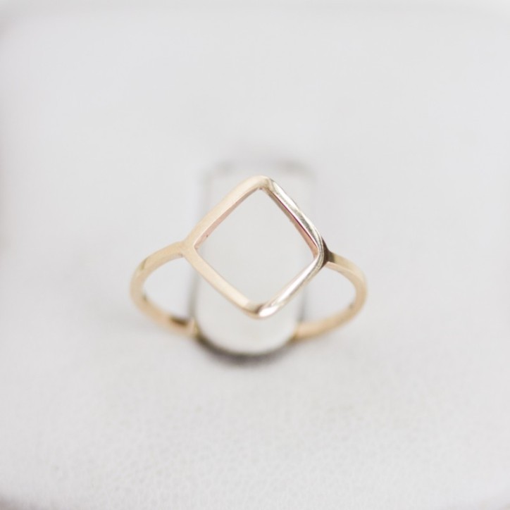 Rhombus ring - sterling silver or gold Rhombus ring - sterling silver or gold