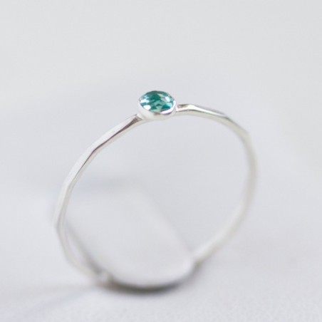 Apatite ring - skinny stackable