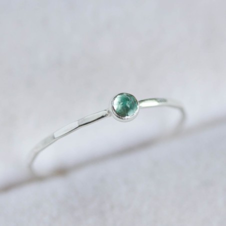 Apatite ring - skinny stackable