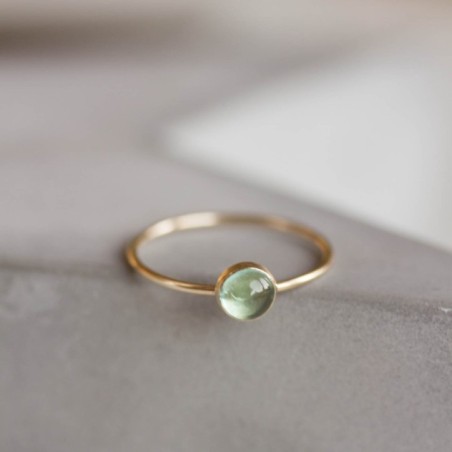 Apatite ring - skinny stackable