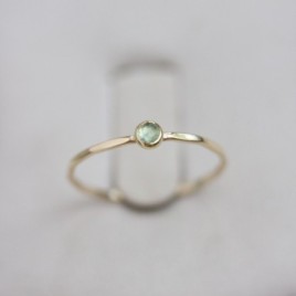 Apatite ring - skinny stackable