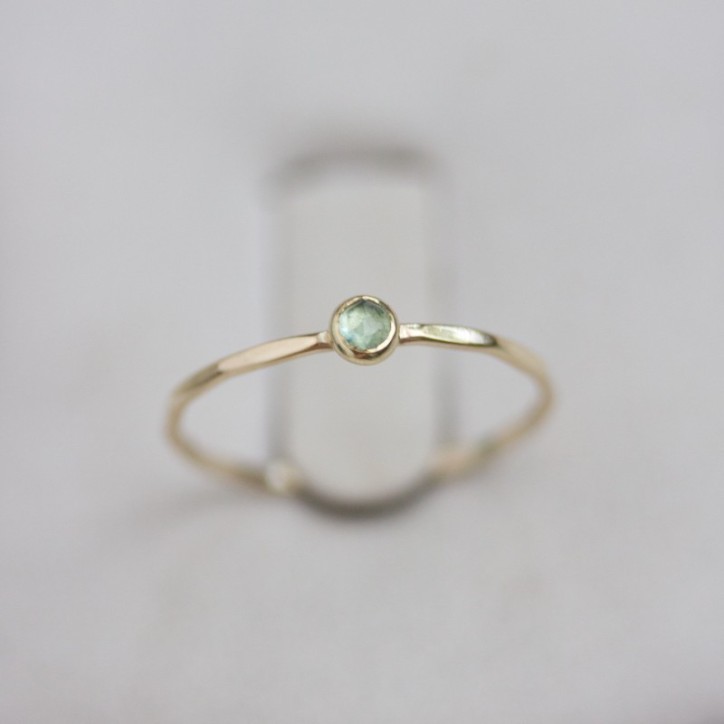 Apatite ring - skinny stackable