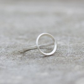 Circle ring - sterling silver or gold
