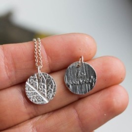 Be yourself - double sided necklace