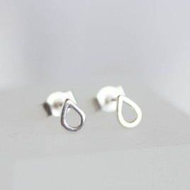 Tiny studs - drops, circle, rhombus and triangle