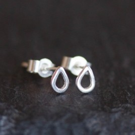 Tiny studs - drops, circle, rhombus and triangle