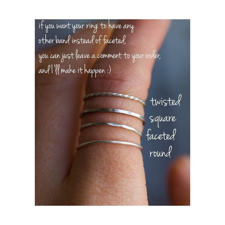 Oval Rainbow Moonstone ring - skinny stackable ring Oval Rainbow Moonstone ring - skinny stackable ring