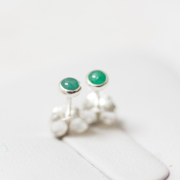 Emerald stud earrings Emerald stud earrings
