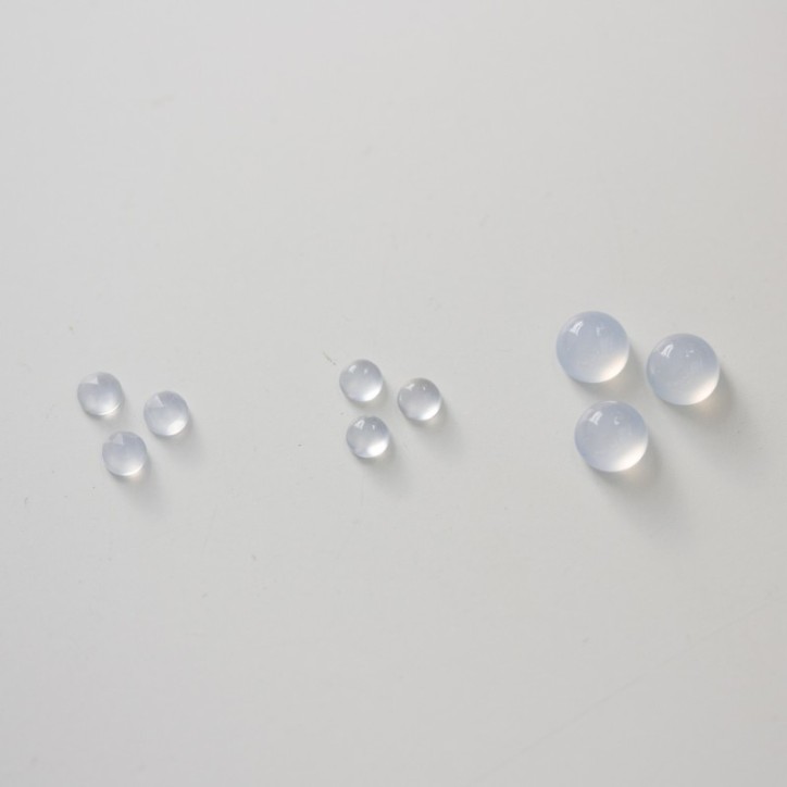 Chalcedony - stackable ring in silver or gold Chalcedony - stackable ring in silver or gold