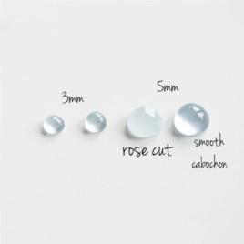 Aquamarine stud earrings
