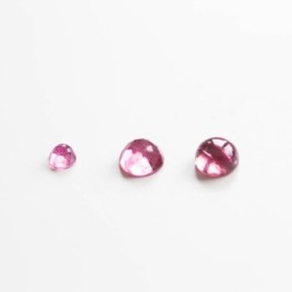 Pink Tourmaline ring - skinny stackable ring