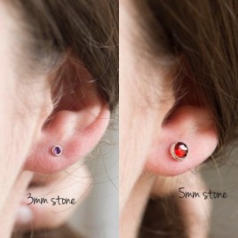 Turquoise stud earrings, tiny studs