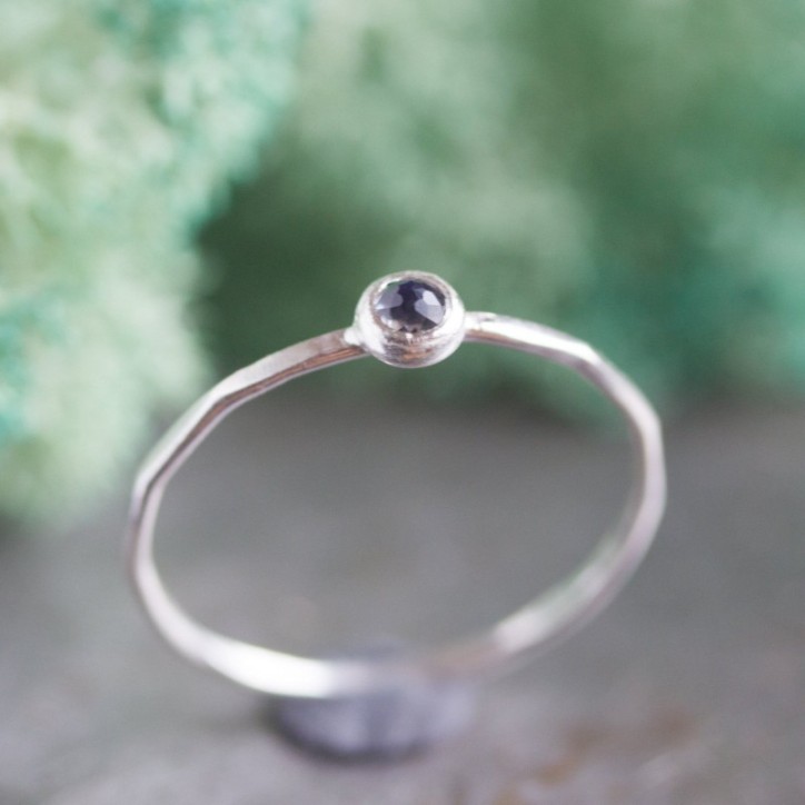 Rainbow Moonstone - skinny stackable ring Rainbow Moonstone - skinny stackable ring