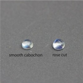 Rainbow Moonstone - skinny stackable ring