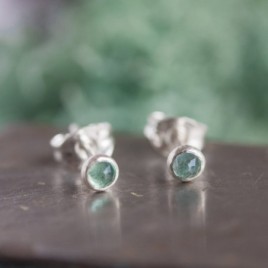 Apatite stud earrings
