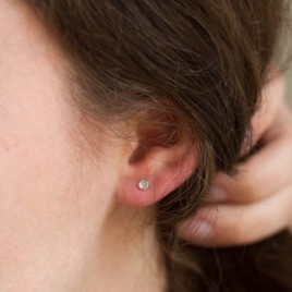 Apatite stud earrings