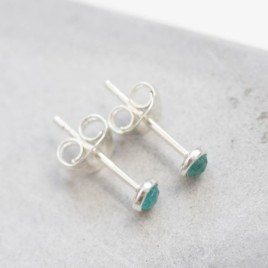 Apatite stud earrings