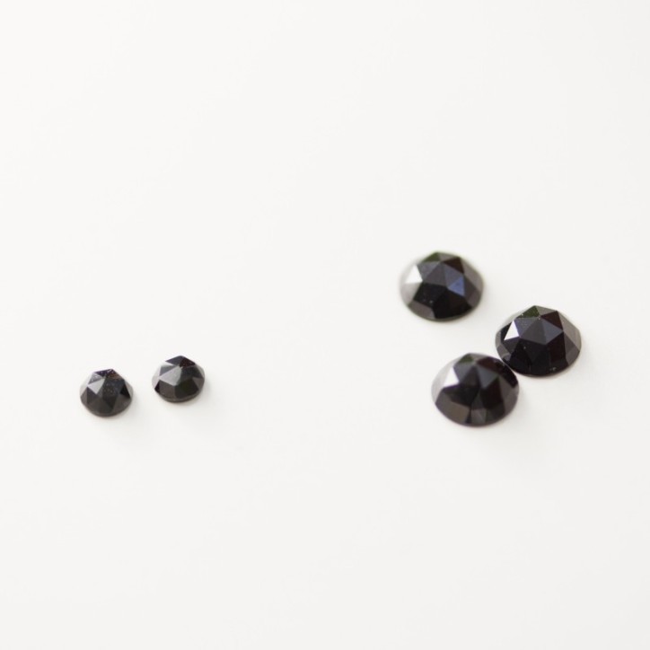 Black spinel ring - skinny stackable Black spinel ring - skinny stackable