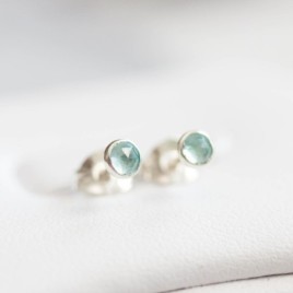 Apatite stud earrings
