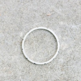Stripes - sterling silver stackable ring