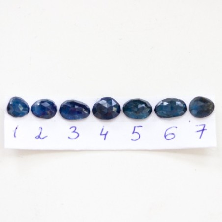 Natural blue Australian parti-Sapphire ring - deep blue