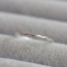 Skinny wave ring - tiny stackable ring