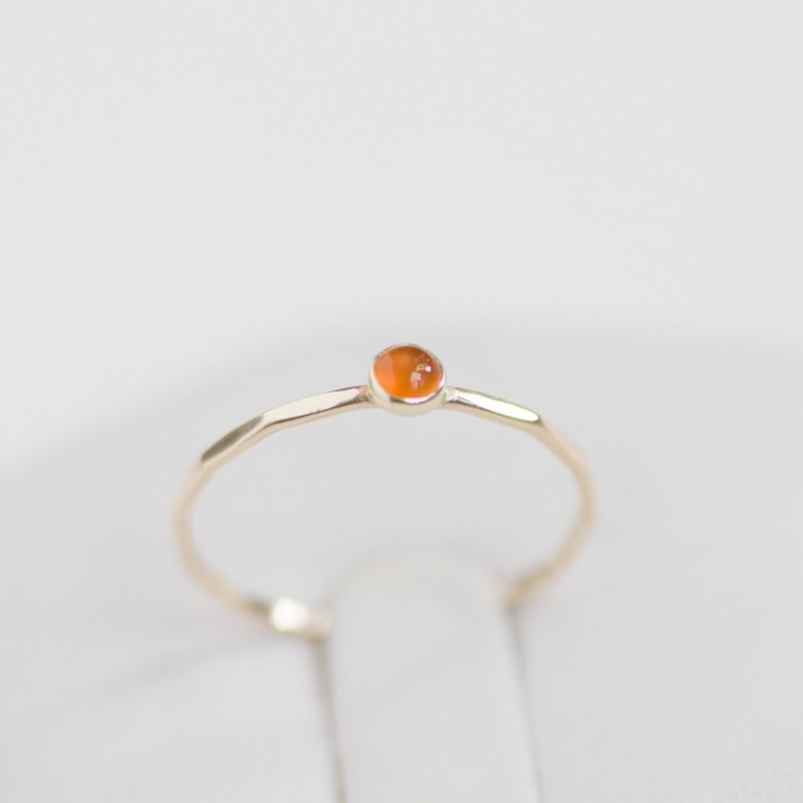Carnelian ring - skinny stackable Carnelian ring - skinny stackable
