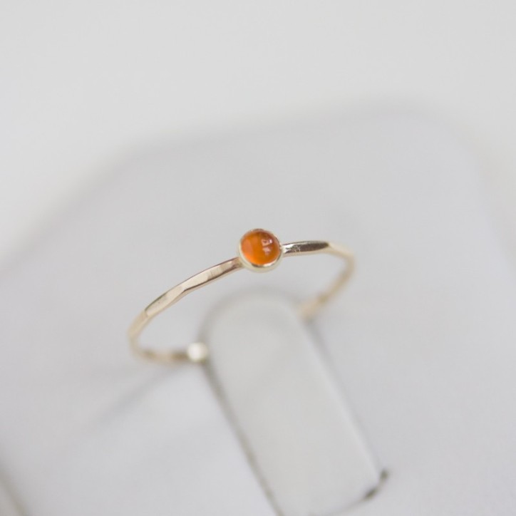 Carnelian ring - skinny stackable Carnelian ring - skinny stackable