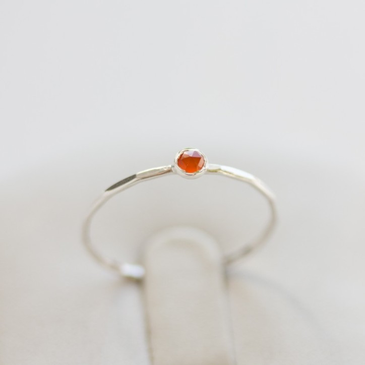 Carnelian ring - skinny stackable Carnelian ring - skinny stackable