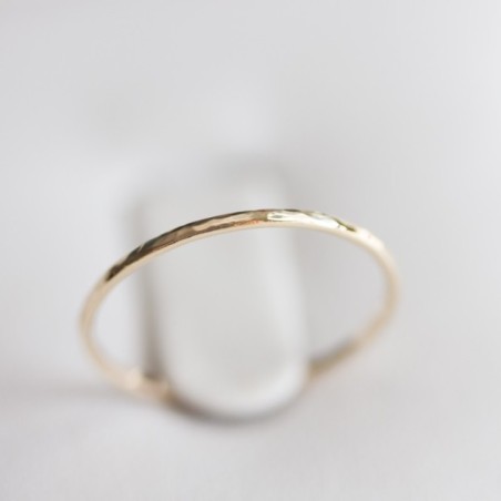 Skinny textured ring - tiny stackable ring
