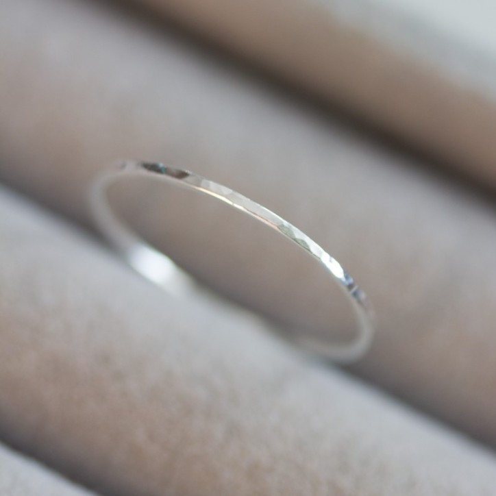 Skinny textured ring - tiny stackable ring Skinny textured ring - tiny stackable ring