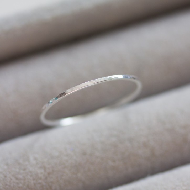 Skinny textured ring - tiny stackable ring Skinny textured ring - tiny stackable ring