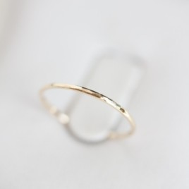Skinny textured ring - tiny stackable ring