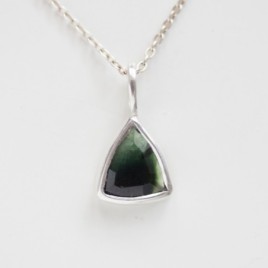 Green-black Tourmaline necklace