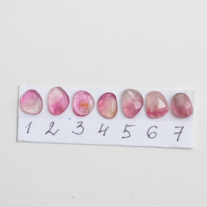 Bi-color Tourmaline ring - skinny stackable ring Bi-color Tourmaline ring - skinny stackable ring