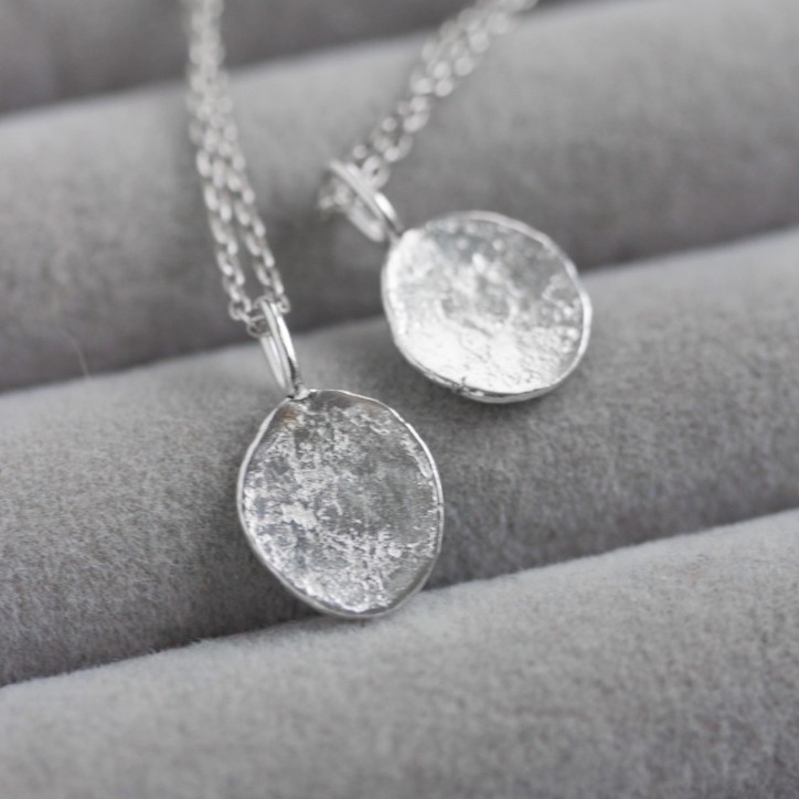 Textured sterling silver pendant Textured sterling silver pendant