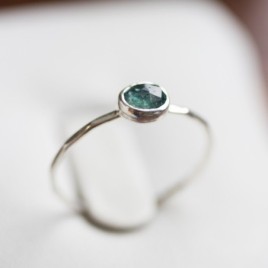Natural blue Australian parti-Sapphire ring