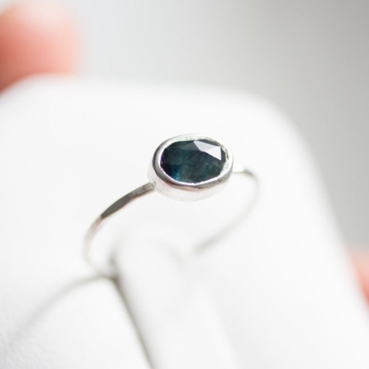 Natural blue Australian parti-Sapphire ring Natural blue Australian parti-Sapphire ring